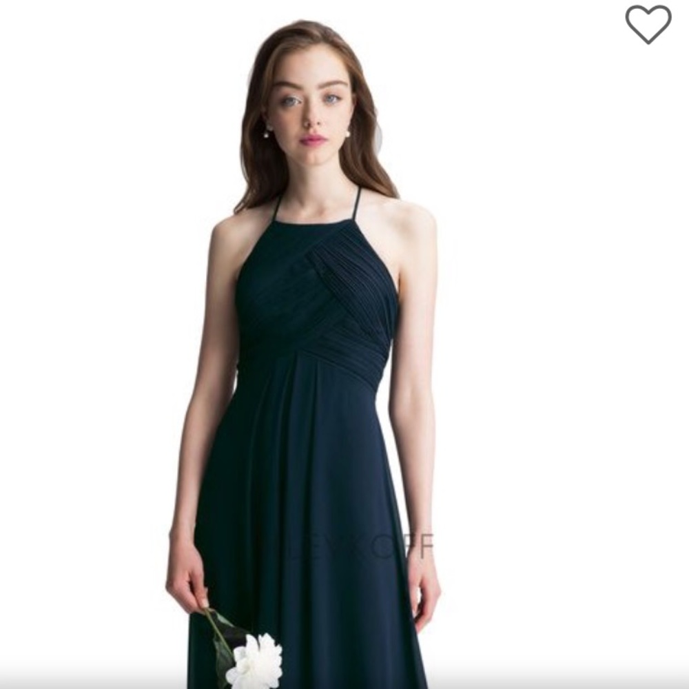 Levkoff Navy Bridesmaid Dress - 16